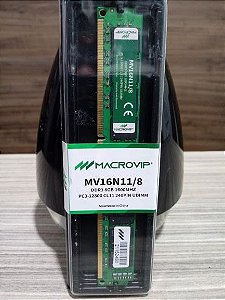 MEMÓRIA DDR3 8GB 1600MHZ MACROVIP MV16N11/8
