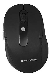 MOUSE WIRELESS CHINAMATE OFFICE CM12 PRETO