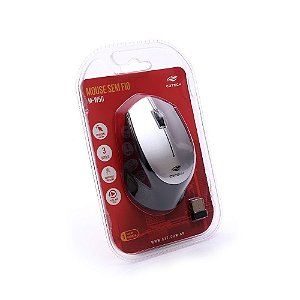 MOUSE WIRELESS M-W50SI PRATA C3T - P