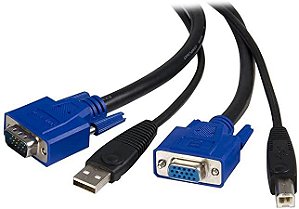 KIT CABO USB/VGA PARA KVM