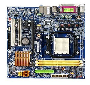 SN - PLACA MÃE AM2 GIGABYTE GA-M61VME-S2