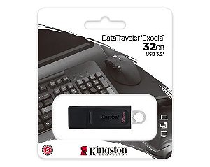 PEN DRIVE 32GB KINGSTON DATATRAVELER EXODIA 32GB