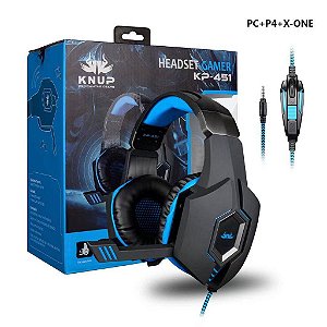 FONE HEADSET GAMER KP-451 /KNUP