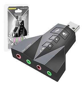 ADAPTADOR USB X SOM 7.1 DUPLO - P
