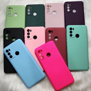 CAPINHA CELULAR SILICONE MOTO-G 60
