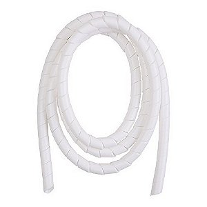 ORGANIZADOR DE CABOS 1,5M 10MM BRANCO - OVERTIME P