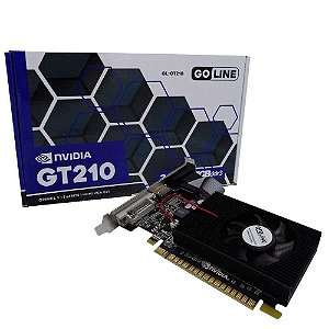 PLACA VIDEO DDR3 1GB 64 BITS GL-GT210 - GOLINE
