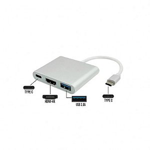 CABO ADAPTADOR TIPO-C X HDMI/USB 3.0 - X-CELL