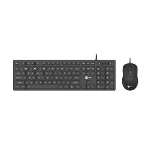 KIT TECLADO E MOUSE C/ FIO CM102 - LECOO - P1