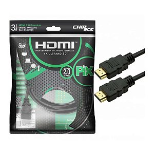 CABO HDMI 3M 4K - PIX