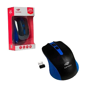 MOUSE WIRELESS M-W20BL AZUL C3T - P1