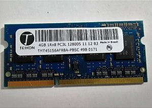 SN - MEMORIA NOTE DDR3 4GB PC3L 1600 TEIKON