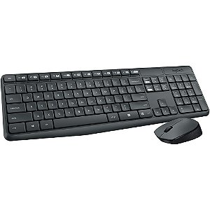 KIT TECLADO E MOUSE WIRELESS LOGITECH MK235