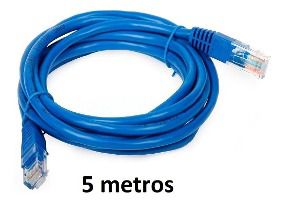 CABO REDE CAT5E 5M CRIMPADO