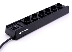 FILTRO DE LINHA 6 TOMADAS C3TECH