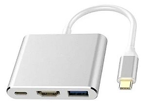 CABO ADAPTADOR TIPO-C X HDMI/USB 3.0 - F3