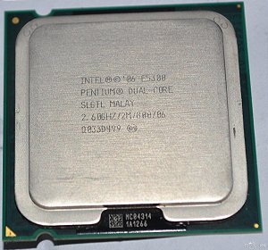 SN - PROCESSADOR 775 INTEL DC 2.6GHZ/2M/800 E5300