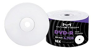 DVD-R PRINTABLE MAKETECH 4.7GB