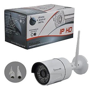 CAMERA IP EXTERNA 720P S/ FIO P/ AREA EXTERNA