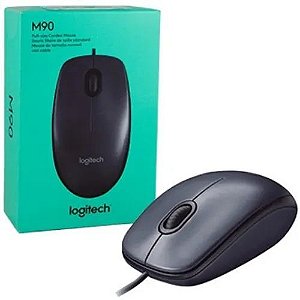 MOUSE USB LOGITECH M90 PRETO