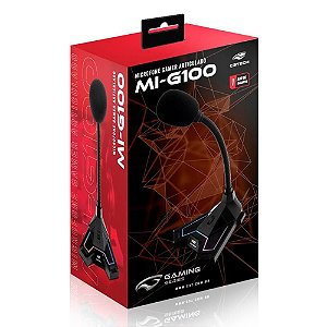 MICROFONE GAMER P/ PC USB MI-G100BK C3T