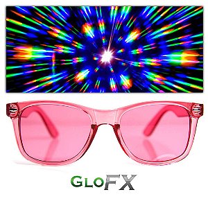 Óculos de difração Rosa Color Therapy