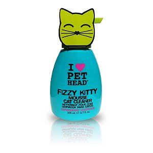 Pet Head Fizzy Kitty Mousse de Limpeza para Gatos