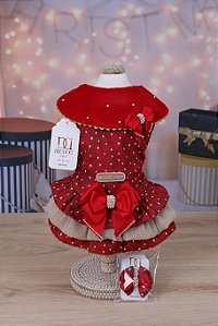 Vestido de natal para cachorro Clearance