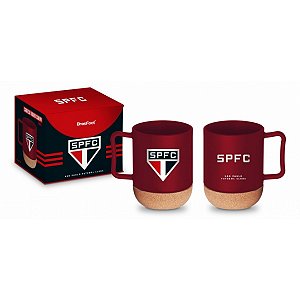 CANECA VIDRO CORK C/PORTA COPO ROLHA TIMES - SÃO PAULO