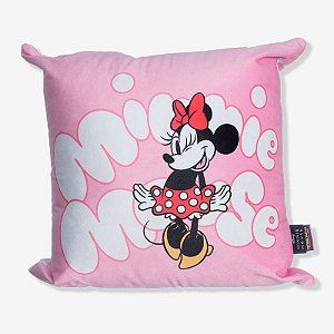 ALMOFADA FIBRA VELUDO 40X40CM MINNIE MOUSE