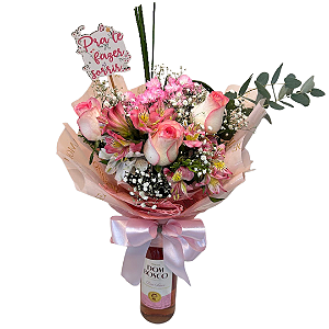 Arranjo Elegancia Rosé