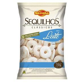 Sequilhos Sabor Leite Sem Glúten - 350g - Nazinha