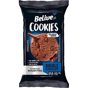 Cookie Zero Açúcar e Zero Glúten (Double Chocolate) 34g - Belive