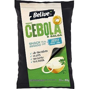 Snack Assado Sem Glúten (Cebola e Salsa) 35g - Belive