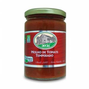 Molho de Tomate Temperado Orgânico - 340g - Aecía