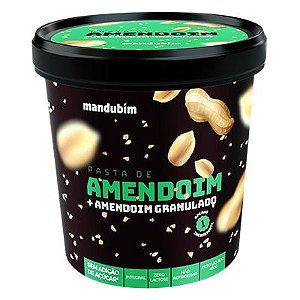 Pasta de Amendoim Granulado - 450g - Mandubim