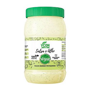 Maionese Vegana Salsa e Alho - 250g - Vcon