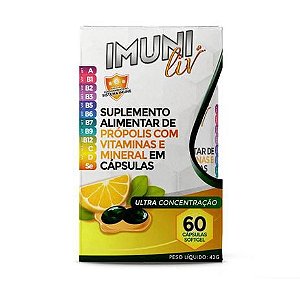 Imuni Liv - 60 Cápsulas - Aliv Nature