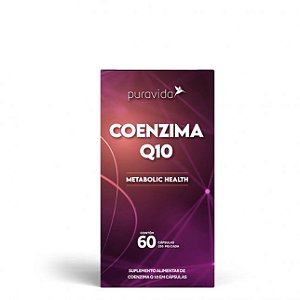 Coezima Q10 - 60 Cápsulas (250g MG Cada) - Puravida
