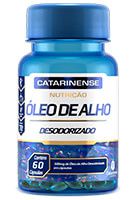 Óleo de Alho Desodorizado 60 Cápsulas (500mg) Catarinense