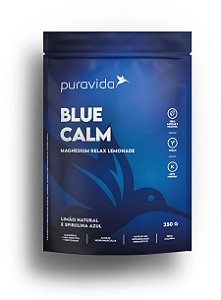 Blue Calm Limão Natural e Spirulina Azul - 250g - Puravida