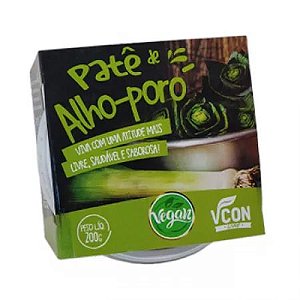 Patê de Alho-poró Vegano - 200g - Vcon