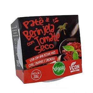 Patê de Brinjela com Tomate Seco - 200g - Vcon