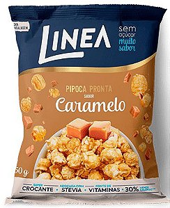 Pipoca Pronta Sabor Caramelo Sem Açúcar - 50g - Linea