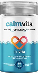 Calmvita Magnésio Triptofano Vitamina B 60 Cápsulas Sinvita