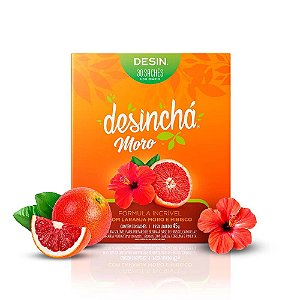 Desinchá Moro: Laranja Moro e Hibisco - 30 sachês - Desin