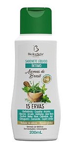 Sabonete Líquido Íntimo 15 Ervas - 200ml - Aromas do Brasil