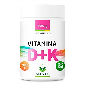 D + K - 60 Comprimidos 500mg - Vital Natus