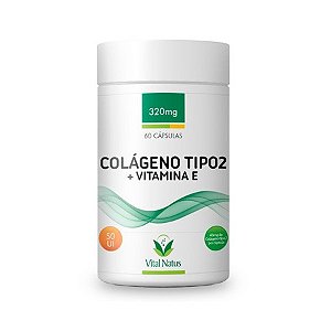 Colágeno Tipo 2 + Vitamina E 60 Cápsulas (320mg) Vital Natus