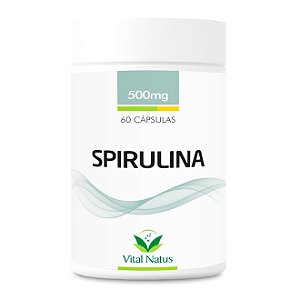 Spirulina - 60 Cápsulas 500mg - Vital Natus
